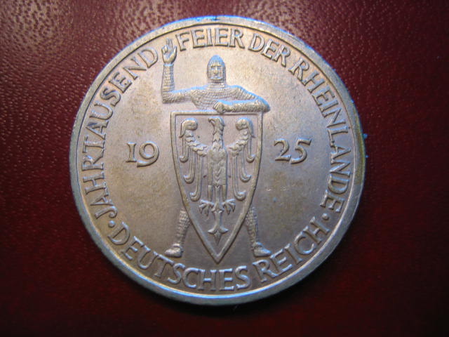  WR 3 Reichsmark 1925 E Rheinlande   