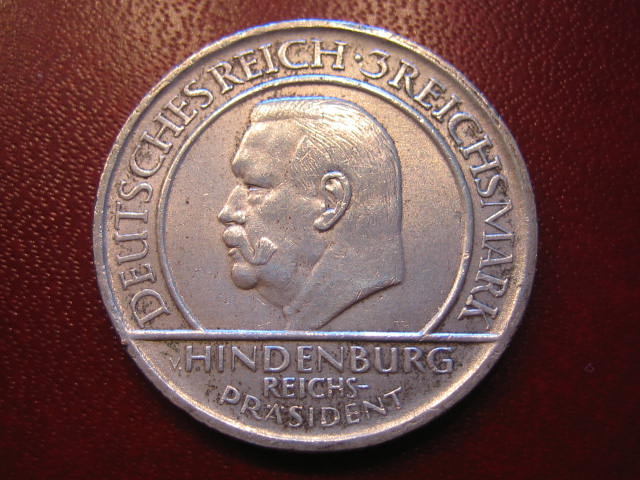  WR 3 Reichsmark Schwurhand 1929 A   