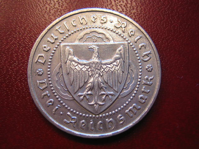  WR 3 Reichsmark Vogelweide 1930 D   