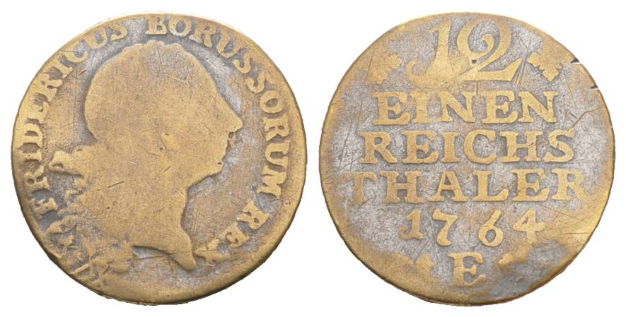  Preußen, Kleinmünze, Zeitgenössische Fälschung   