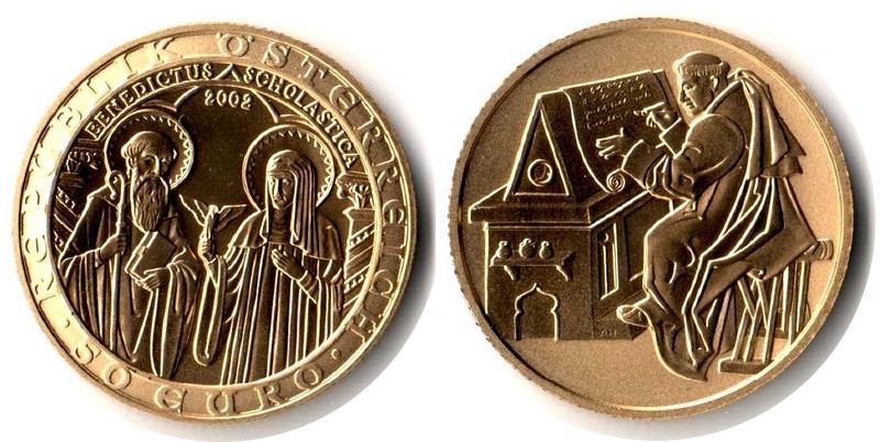 Österreich MM- Frankfurt Feingewicht: 10g Gold 50 EURO (Gedenkmünze) 2002 stempelglanz
