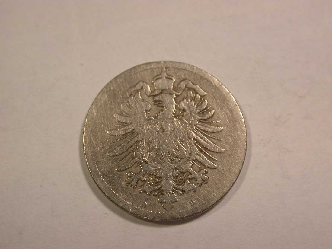  C01 KR 10 Pfennig 1873 D in f. schön  Orginalbilder   