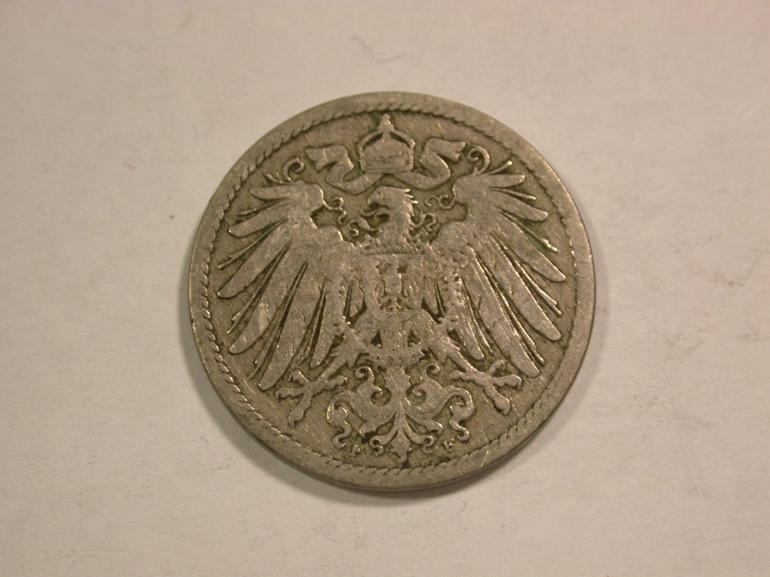  C01 KR 10 Pfennig 1892 F in s-ss  Orginalbilder   