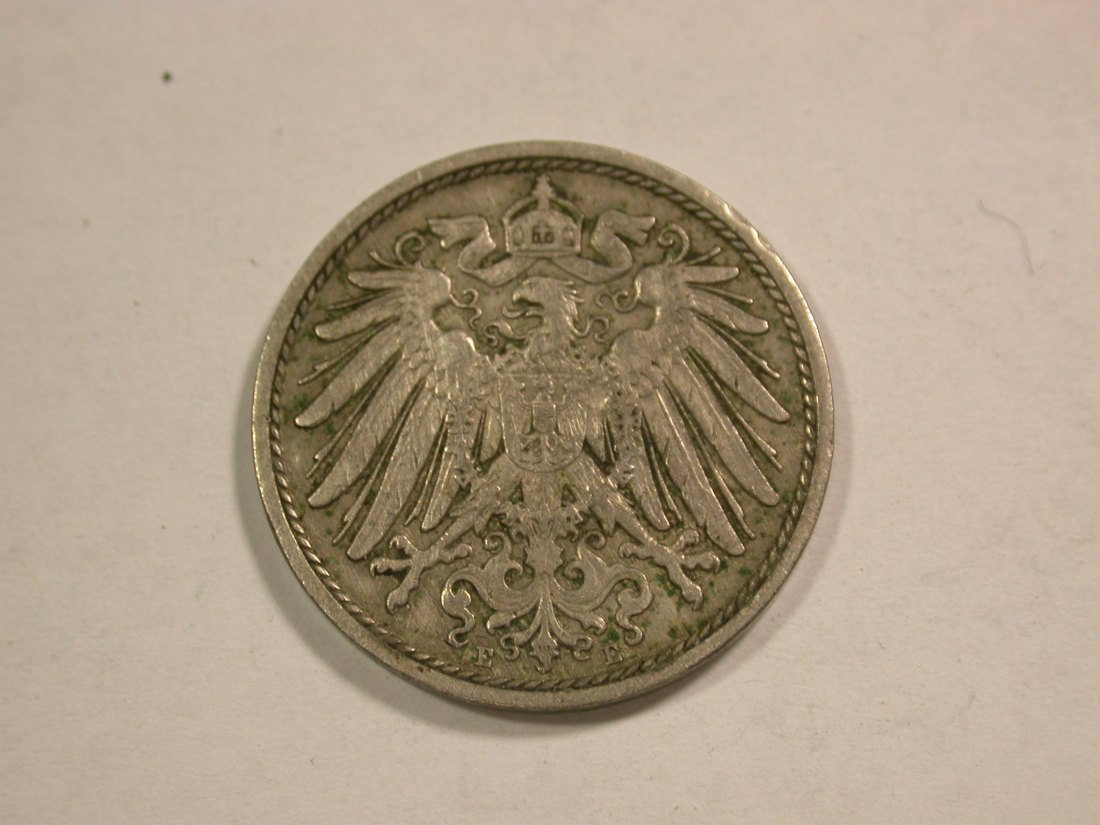  C01 KR 10 Pfennig 1898 E in ss  Orginalbilder   