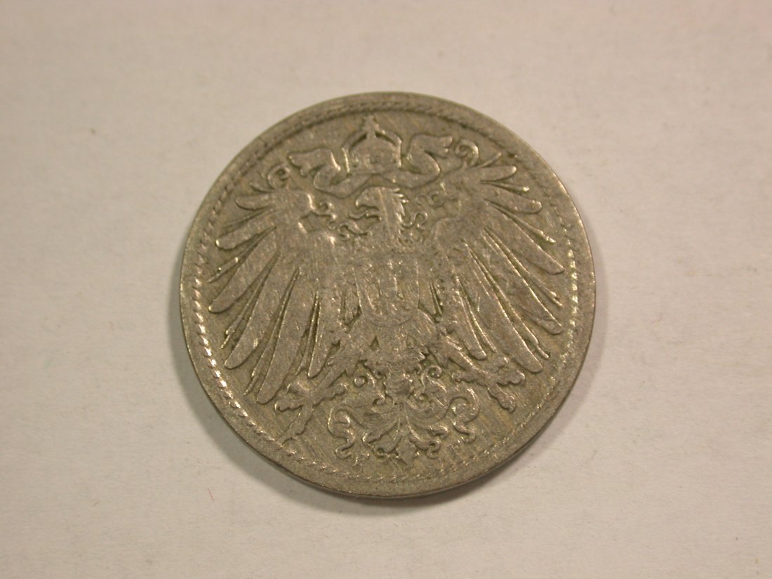  C01 KR 10 Pfennig 1899 F in f.ss  Orginalbilder   