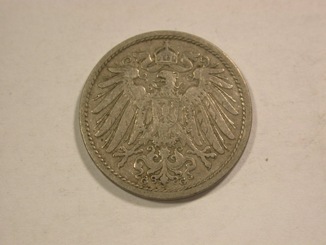  C01 KR 10 Pfennig  1906 G in sehr schön   Orginalbilder   