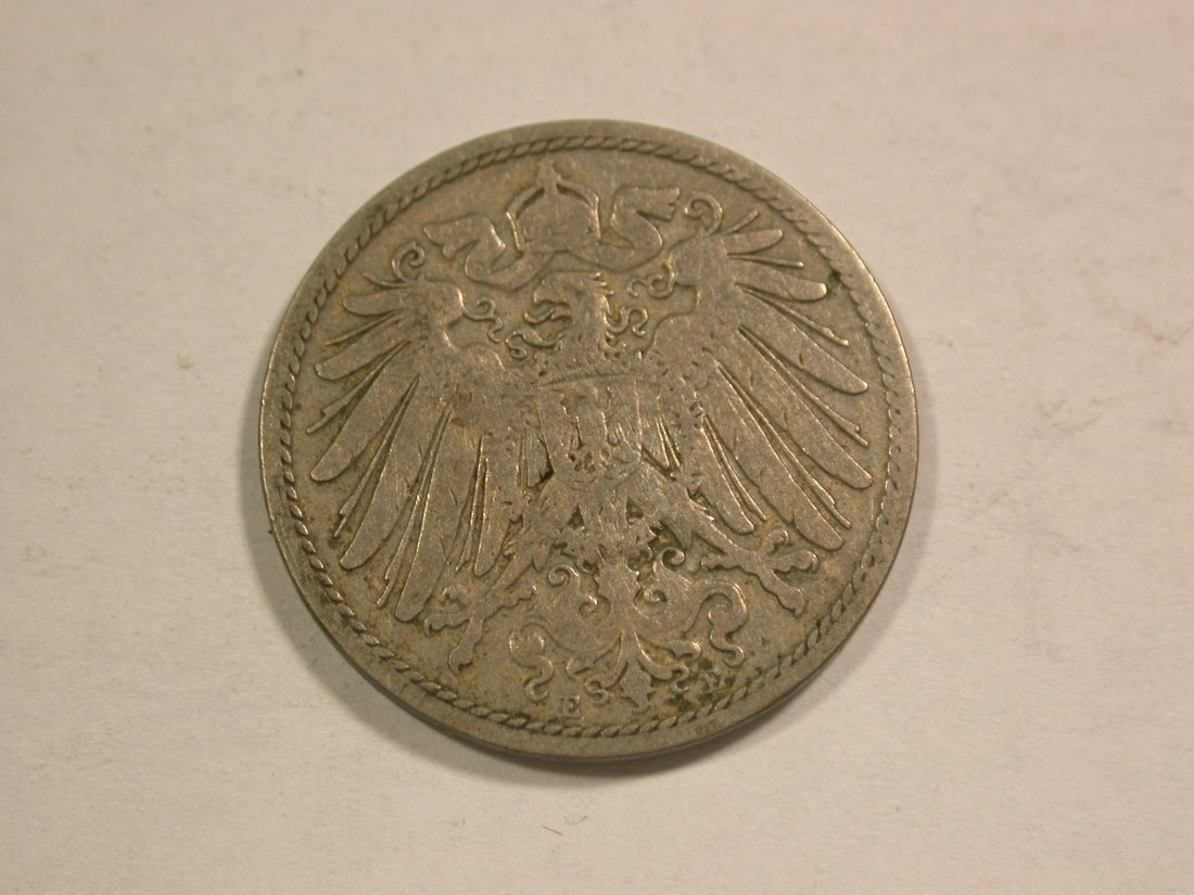  C01 KR 10 Pfennig  1899 E in s-ss   Orginalbilder   