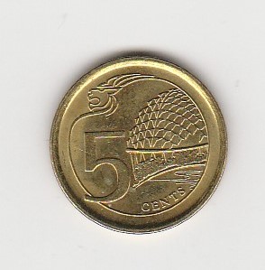  5 Cent Singapore 2014 (I144)   