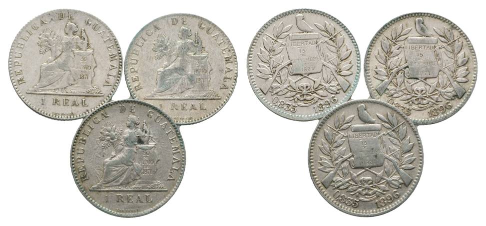  Guatemala, 1 Real, 1896   