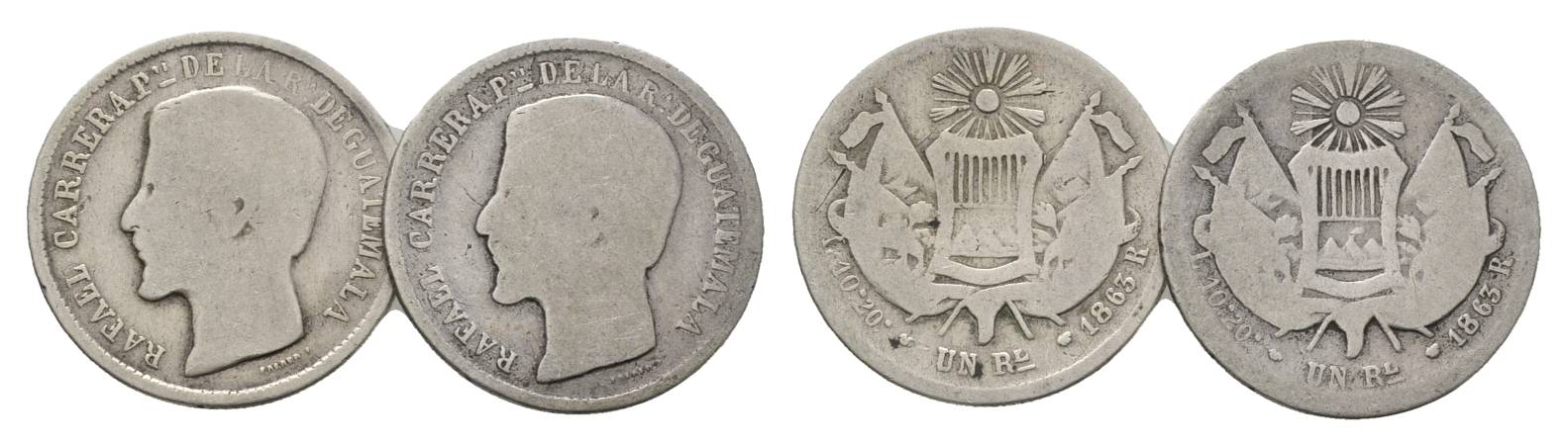  Guatemala, 1 Real 1863   