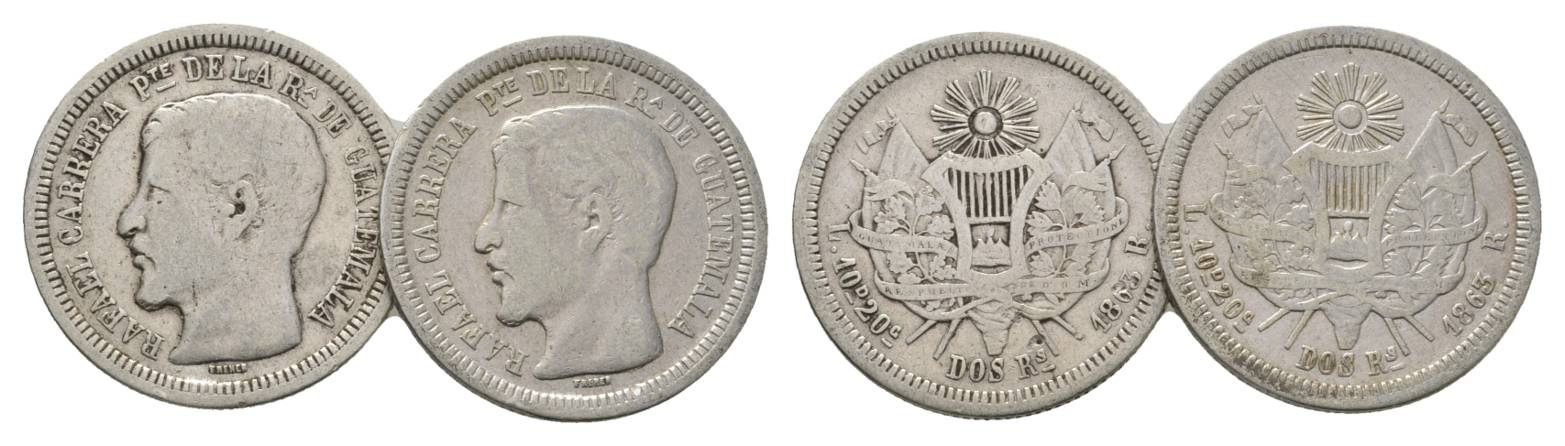  Guatemala, 2 Real 1863   