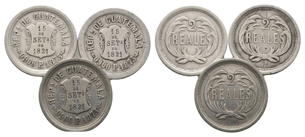 Guatemala, 2 Real 1873   