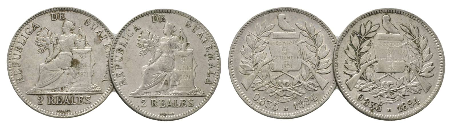  Guatemala, 2 Real 1894   