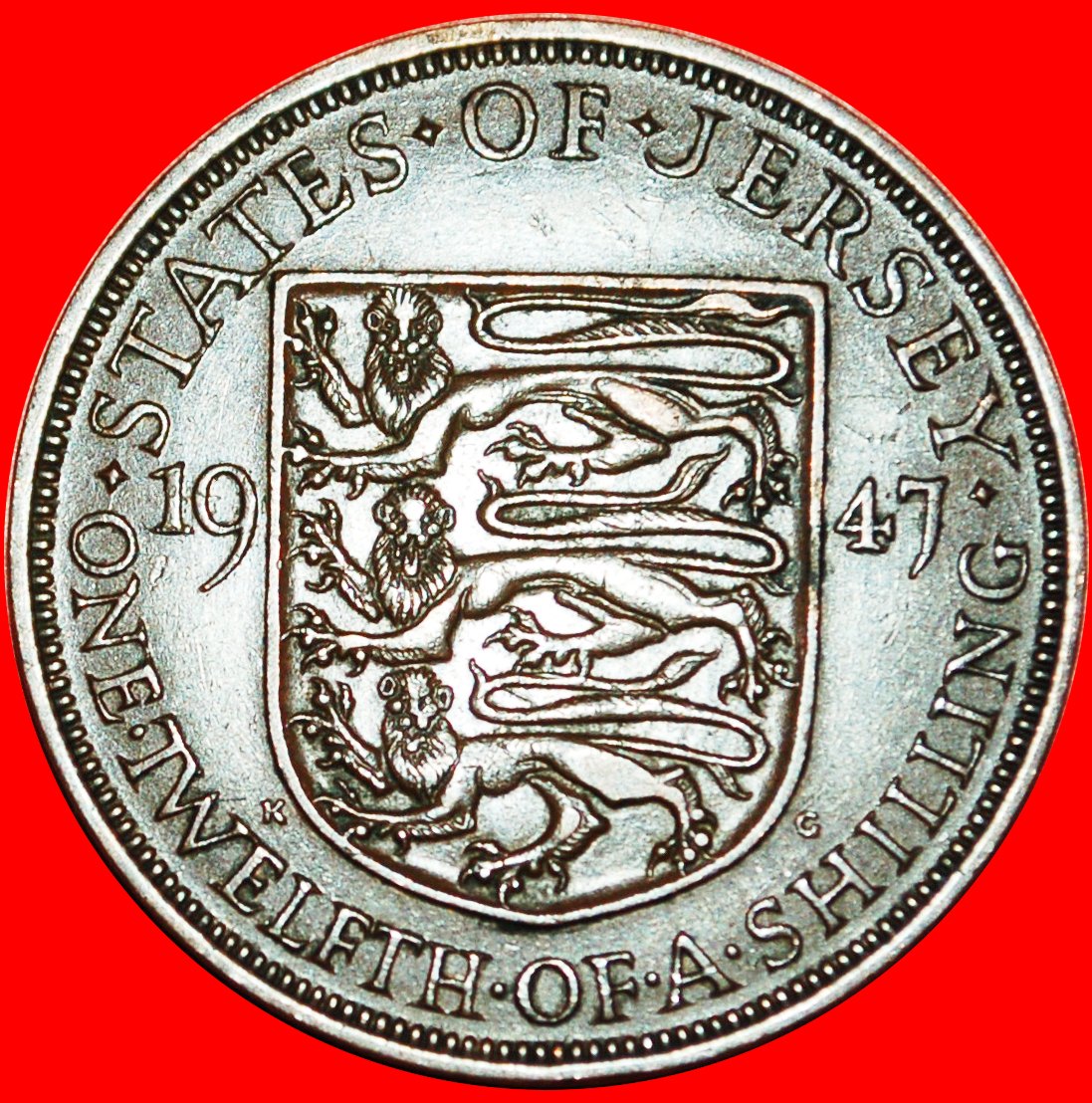  * GREAT BRITAIN: JERSEY ★ 1/12 SHILLING 1947! LOW START ★ NO RESERVE!   