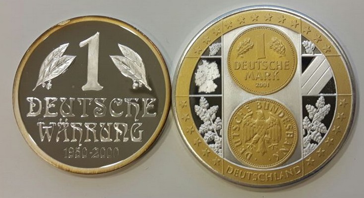 Deutschland     2x Medaille    FM-Frankfurt    PP   