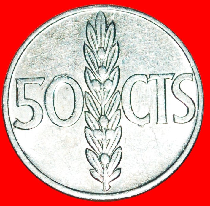  √ GENERALISSIMO FRANCO (1947-1975): SPAIN★ 50 CENTIMOS 1968 (1966)! LOW START ★ NO RESERVE!   