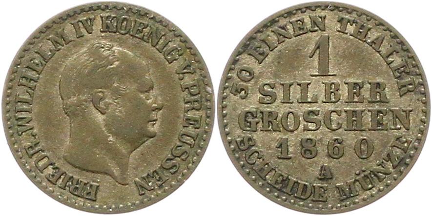  9814 Preußen 1 Silbergroschen 1860 A   