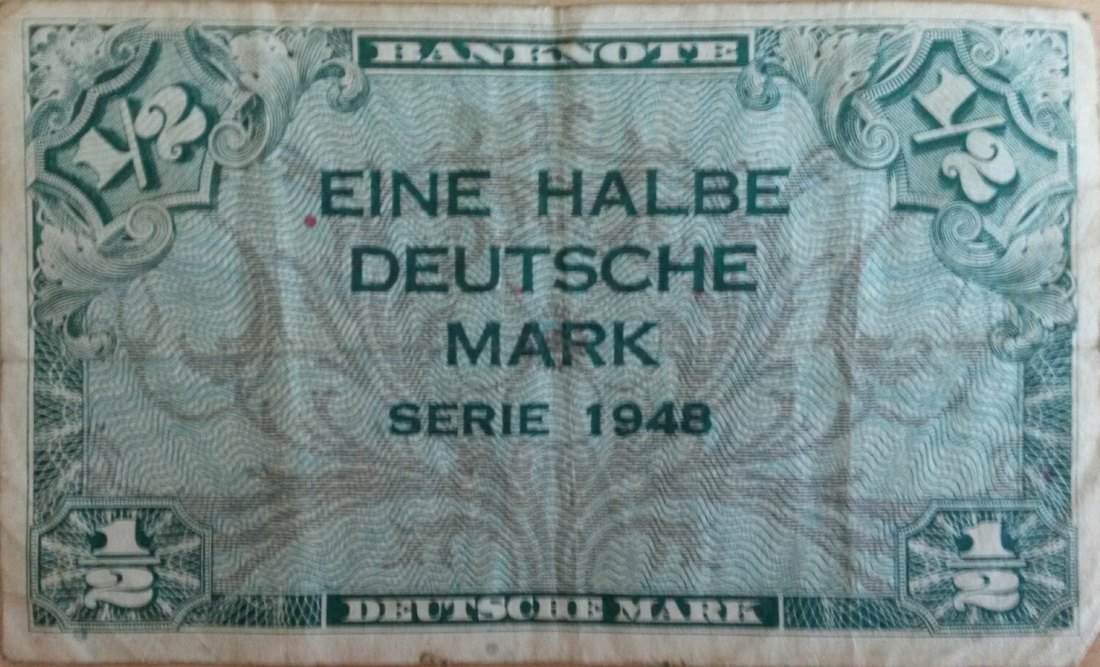  Deutsches Reich, eine halbe deutsche Mark 1948   