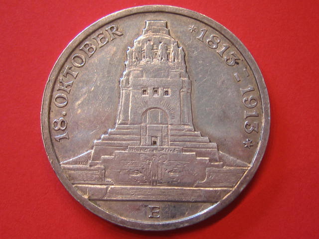  Kaiserreich 3 Mark 1913 E Silber   