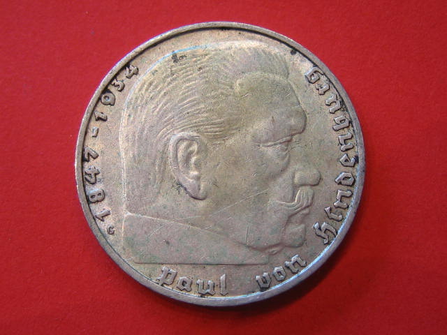  III.Reich 2 RM 1939 G Silber   