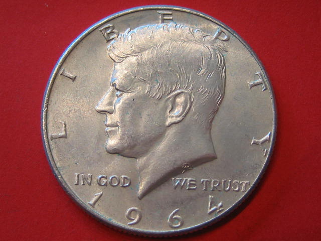  USA Half Dollar 1964 Silber   