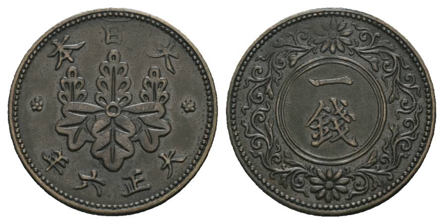  China, Kupfermünze, Ø=23 mm, 3,74g   