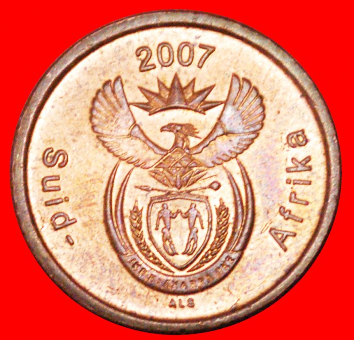  § KRANICHE: SÜDAFRIKA ★ Suid-Afrika 5 CENTS 2007 STEMPELGLANZ!   