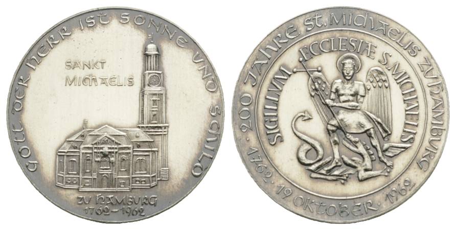  Medaille 1962, 0,925 Ag, Ø= 29mm, 10,13g   