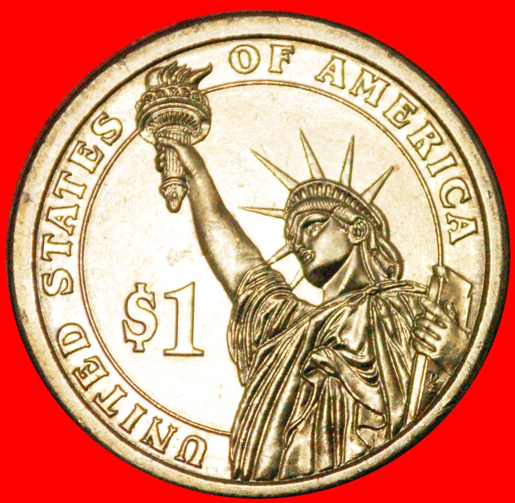  * NO PLAIN EDGE: USA ★ 1 DOLLAR 2007D WASHINGTON (1789-1797) MINT LUSTER! LOW START★ NO RESERVE!   
