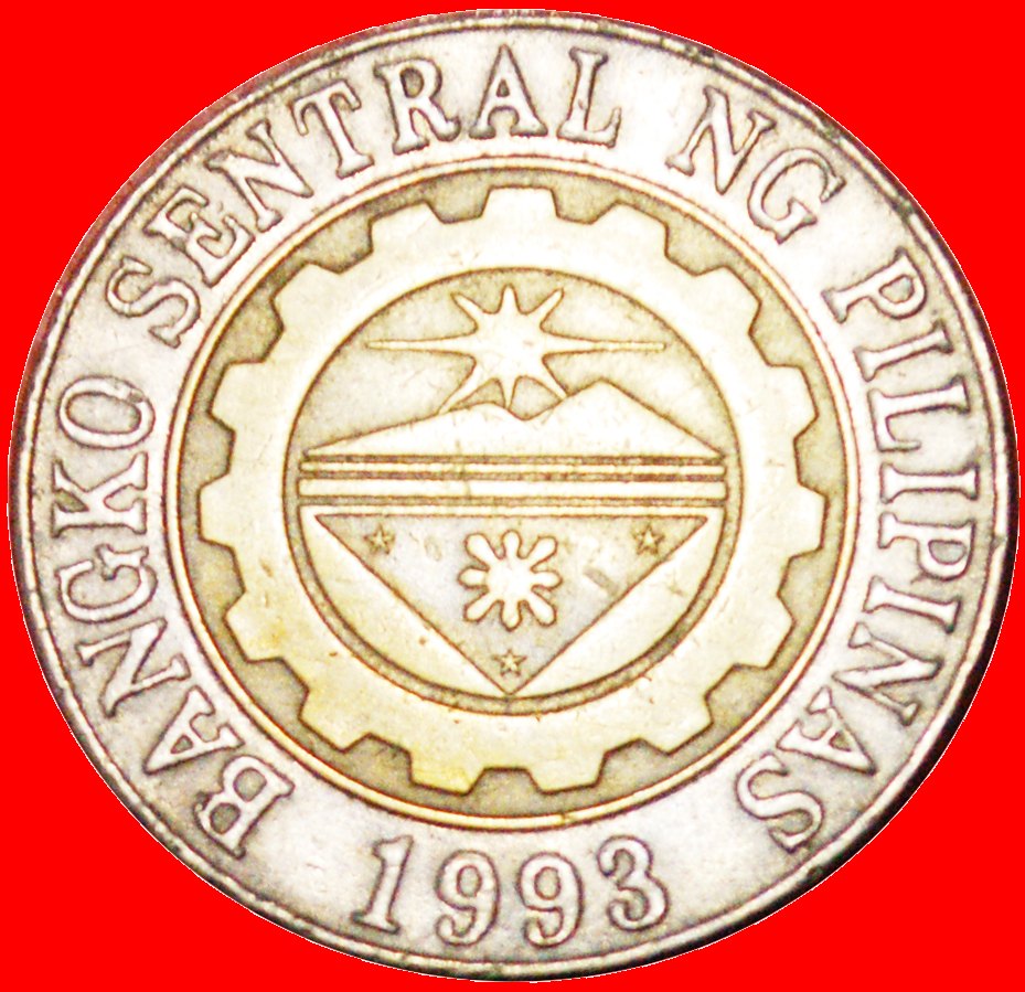  # BANK 1993: PHILIPPINEN ★ 10 PISO 2003 ENTDECKUNG MÜNZE! Emilio Aguinaldo (1869-1964)   