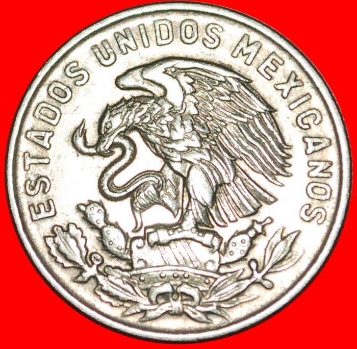  # INDISCHER KOPF: MEXIKO ★ 50 CENTAVOS 1968!   