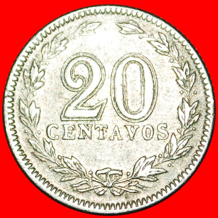  # STERNE: ARGENTINIEN ★ 20 CENTAVOS 1939!   