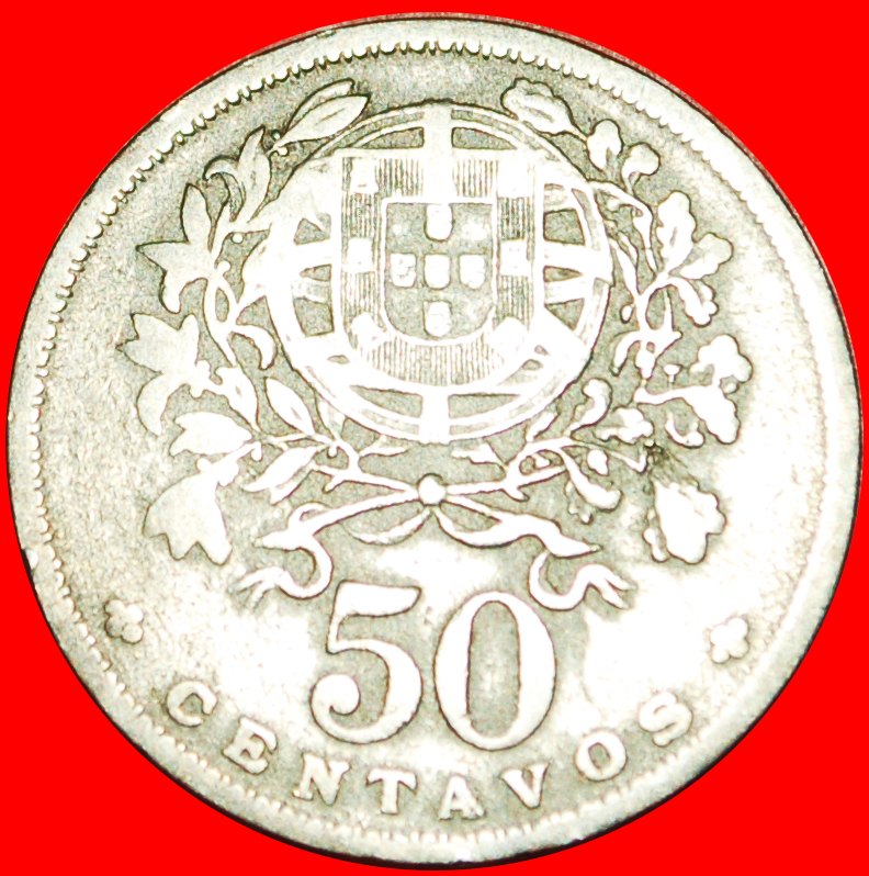  # FREIHEIT (1927-1968): PORTUGAL ★ 50 CENTAVOS 1928! OHNE VORBEHALT!   