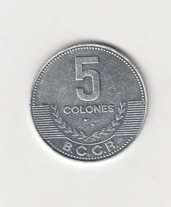  5 Colones Costa Rica 2012 (I292)   