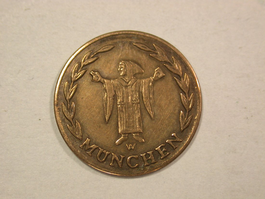  C07 München 1972 Olympiade kleine Medaille  Originalbilder   