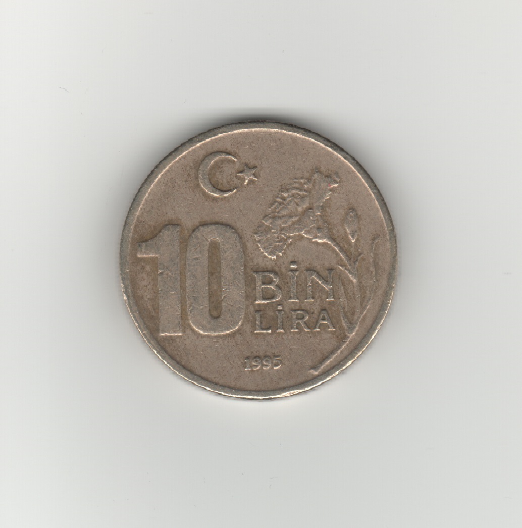  Türkei 10000 Lira 1995   
