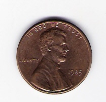 USA ohne Mzz. 1 Cent 1985 siehe Bild