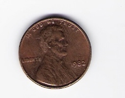 USA ohne Mzz. 1 Cent 1982 siehe Bild
