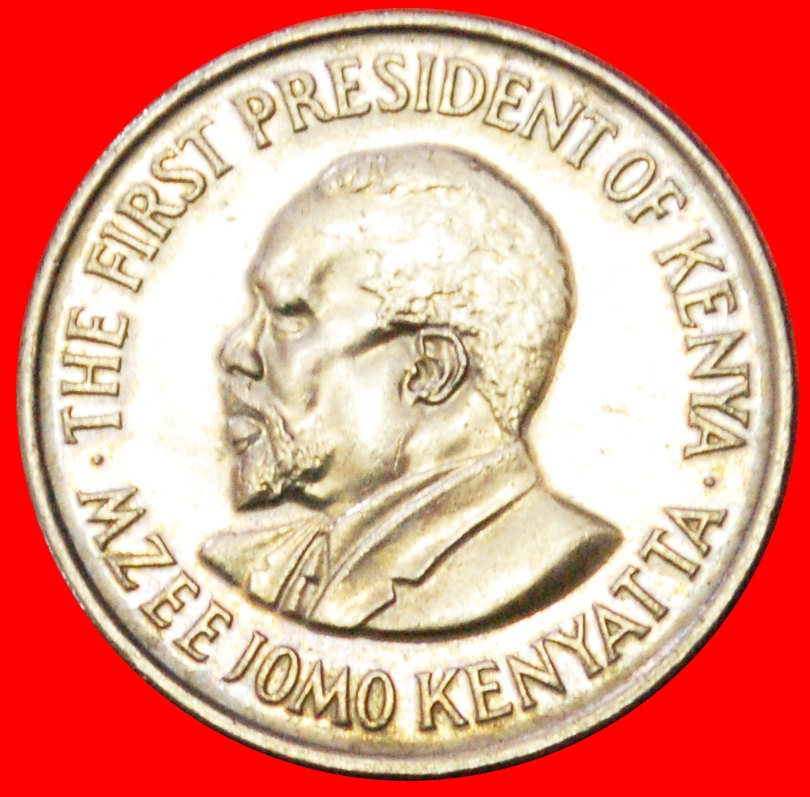  # COCK: KENYA ★ 50 CENTS 1974 MINT LUSTER! LOW START ★ NO RESERVE!   