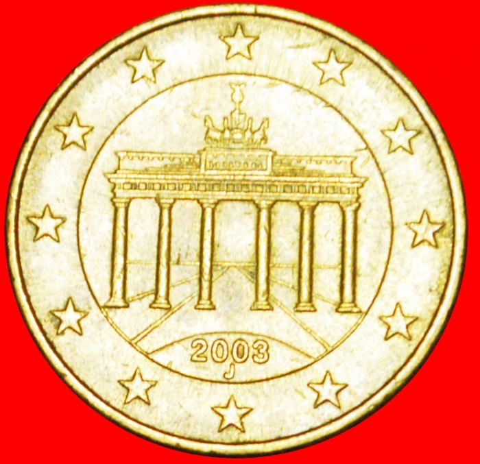  # BRANDENBURG GATES: GERMANY ★ 10 EURO CENTS 2003J! LOW START ★ NO RESERVE!   