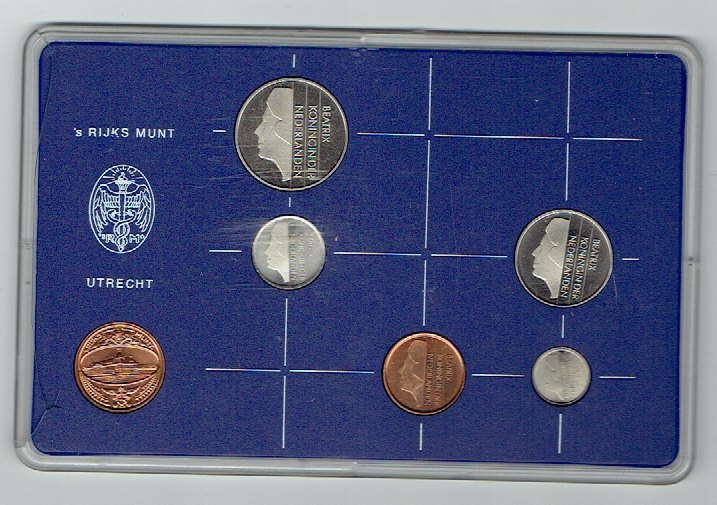  Kursmünzensatz Niederlande 1982in F.D.C. (k628)   