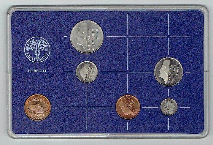  Kursmünzensatz Niederlande 1986 in F.D.C. (k642)   