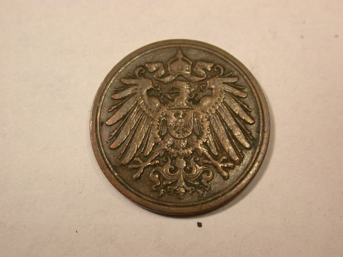  C08 KR 1 Pfennig 1905 F in ss   Orginalbilder   