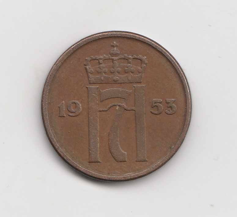  2 Ore Norwegen 1953 (I703)   