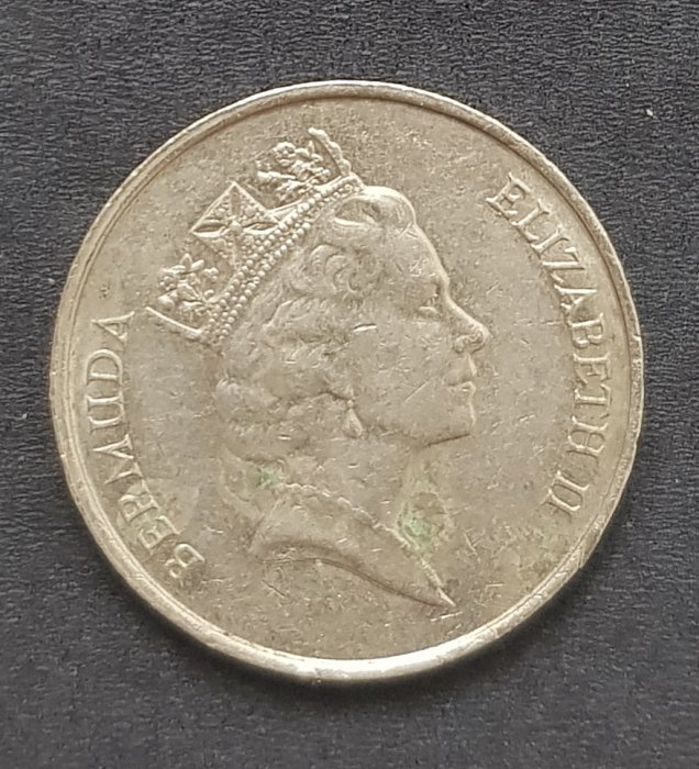  Bermuda 5 Cents 1990 #545   