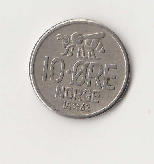  10 Ore Norwegen 1962 (I745)   