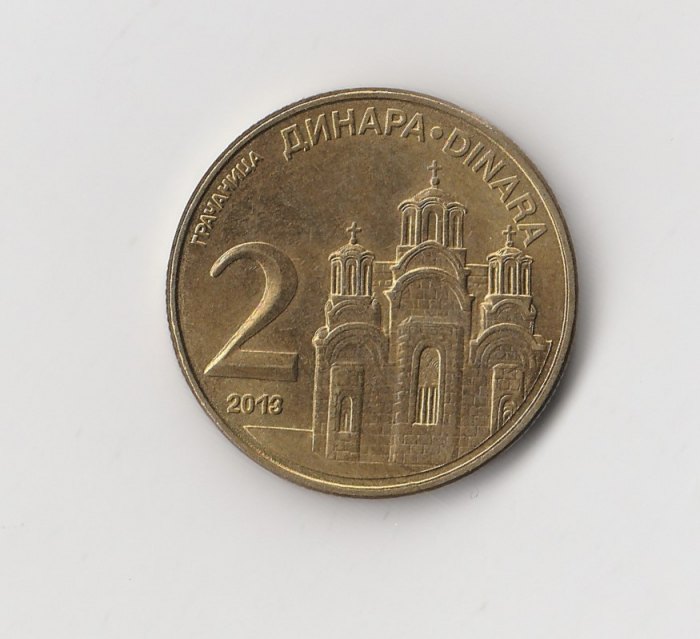  2 Dinara  Republik Serbien 2013 (I786)   