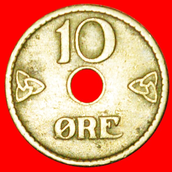  + ROSES (1924-1951): NORWAY ★ 10 ORE 1924 Haakon VII (1905-1957)! LOW START ★ NO RESERVE!   