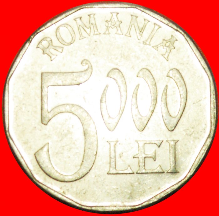  + SUN AND MOON (2001-2006): ROMANIA ★ 5000 LEI 2002 MINT LUSTER! LOW START ★ NO RESERVE!   
