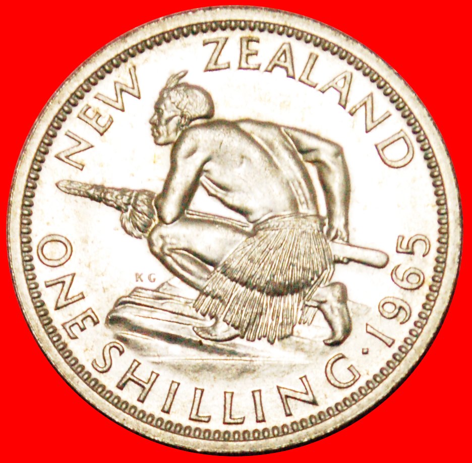  + MAORI AT WAR: NEW ZEALAND ★ SHILLING 1965! BU! LOW START ★ NO RESERVE!   